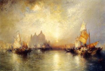 Entrance to the Grand Canal, Venice Artwork by Thomas Moran