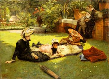 In The Sunshine Artwork by James Tissot