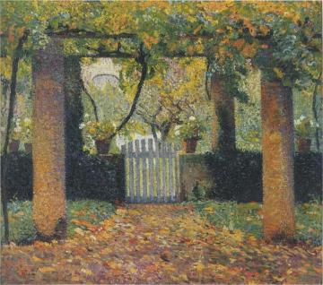 Porte du Potager dans Tonnelle Artwork by Henri Martin