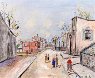 Street in Sannois Artwork by Maurice Utrillo