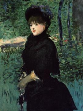 The Promenade Artwork by Edouard Manet