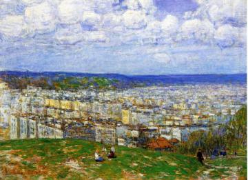 View of New York from the Top of Fort George Artwork by Frederick Childe Hassam