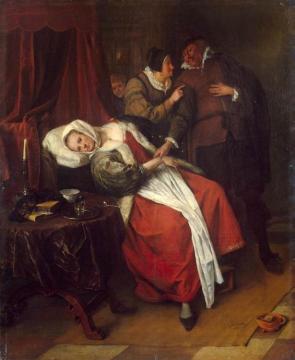 The Doctor's Visit Artwork by Jan Steen