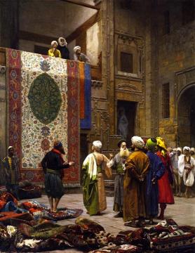 Carpet Merchant In Cairo Artwork by Jean Leon Gerome