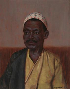 Man From Sudan (szudáni Férfi) Artwork by Gyula Tornai