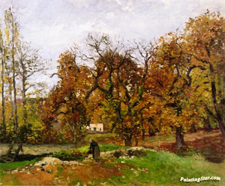Le Ru de Montbuisson, Louveciennes Artwork by Camille Pissarro