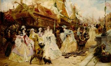 The Royal Entourage Artwork by Georges Jules Victor Clairin