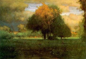 Evening Glow Artwork by George Inness