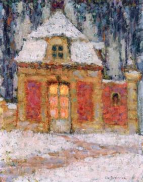 Snow, Versailles Artwork by Henri Le Sidaner