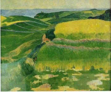 Les Blés verts au Pouldu Artwork by Paul Serusier