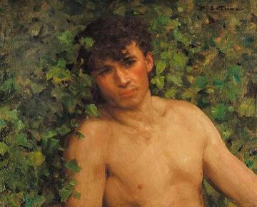 The Swimmer Artwork by Henry Scott Tuke