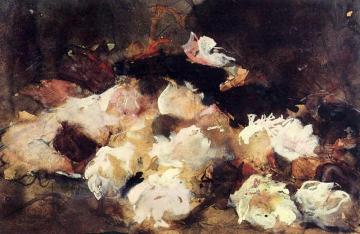 A Still Life With Roses Artwork by George Heidrik Breitner
