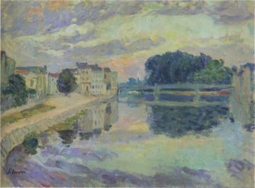 The Marne at Lagny Artwork by Henri Lebasque