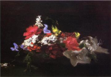 Bowl of Flowers, Study of Light Artwork by John La Farge