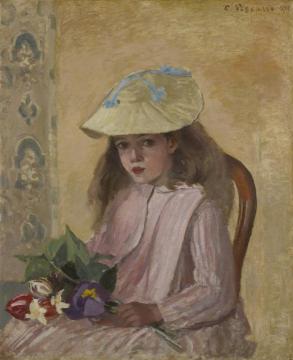 Portrait of the Artist's Daughter, Jeanne Artwork by Camille Pissarro