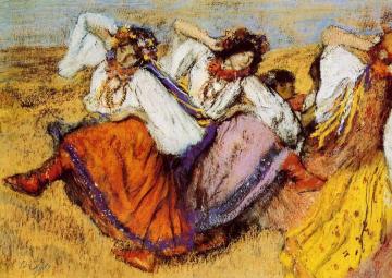 Russian Dancers Artwork by Edgar Degas