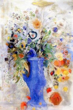 Large Bouquet Artwork by Odilon Redon