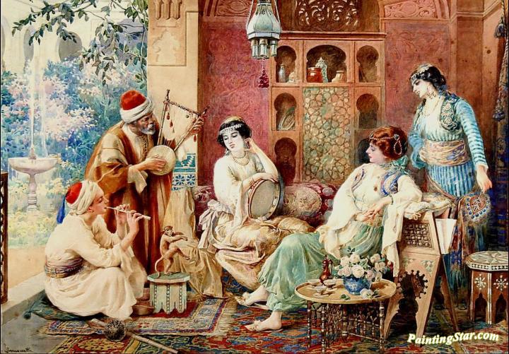 In the Harem Artwork by Amedeo Simonetti