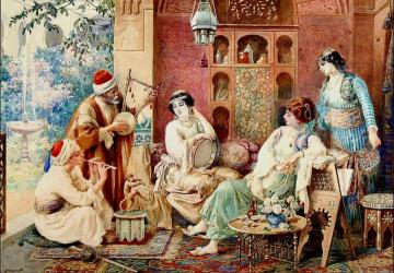 In the Harem Artwork by Amedeo Simonetti