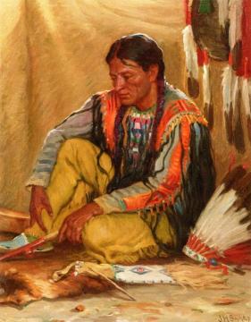 The War Chief's Son Artwork by Joseph Henry Sharp