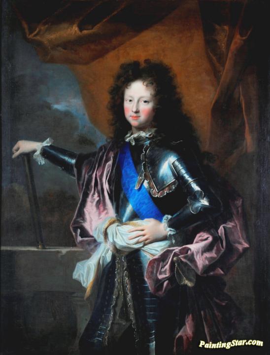 Portrait of the Duke of Chartres Artwork by Hyacinthe Rigaud