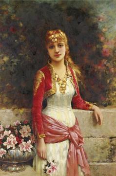 The Young Beauty Artwork by Emile Eisman-Semenowsky