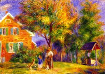 Home in New Hampshire Artwork by William James Glackens