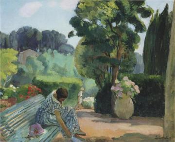 The Terrace in Pradet Artwork by Henri Lebasque