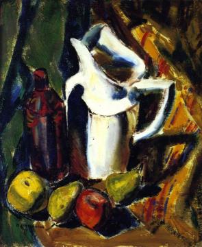Still LIfe with White Pitcher Artwork by Alfred Henry Maurer
