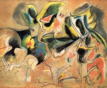 Apple Orchard Artwork by Arshile Gorky