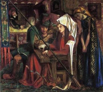 The Tune of Seven Towers Artwork by Dante Gabriel Rossetti