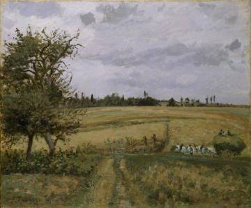 Landscape at Pontoise Artwork by Camille Pissarro