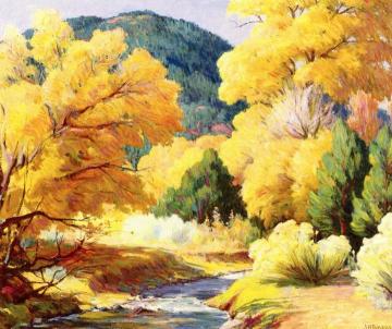 Taos Canyon Artwork by Joseph Henry Sharp