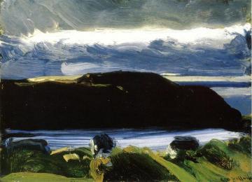 Breaking Sky, Monhegan Artwork by George Wesley Bellows