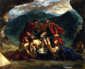 The Lamentation Artwork by Eugène Delacroix