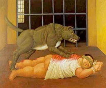 Abu Ghraib 45 Artwork by Fernando Botero