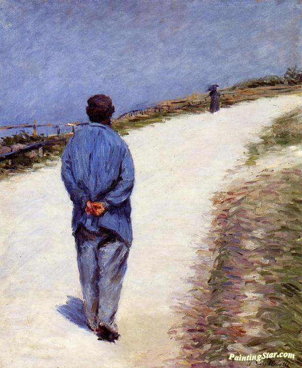 Man in a Smock Artwork by Gustave Caillebotte