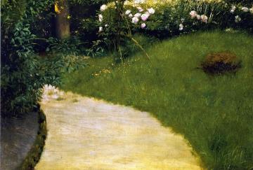 Garden Path Artwork by Frank Vincent DuMond