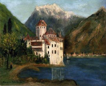 Château De Chillon (switzerland) Artwork by Maurice Utrillo