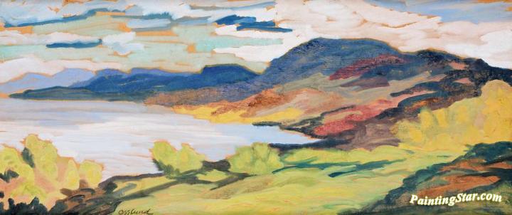 Landscape From Norrland Artwork by Helmer Osslund