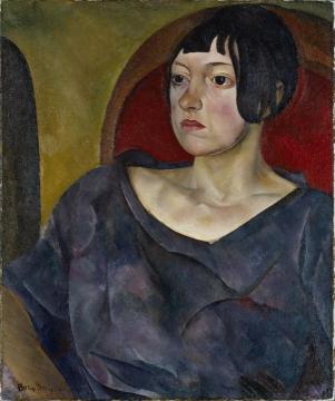 Portrait of a Woman Artwork by Boris Grigoriev