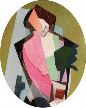 Woman With A Green Plant Artwork by Gino Severini