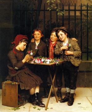 Tough Customers Artwork by John George Brown