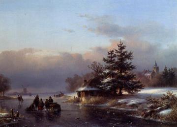 Winter Artwork by Lodewijk Johannes Kleijn