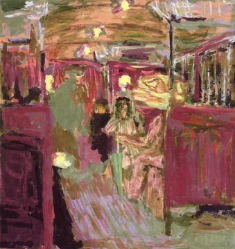 The Metro Car Artwork by Edouard Vuillard