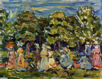 Summer in the Park Artwork by Maurice Prendergast