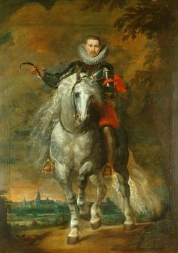 Portrait of Don Rodrigo Calderon on Horseback Artwork by Peter Paul Rubens