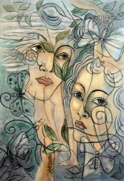 Lotruli - Visage de Olga Artwork by Francis Picabia