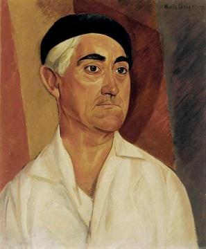 Portrait of a Man Artwork by Boris Grigoriev