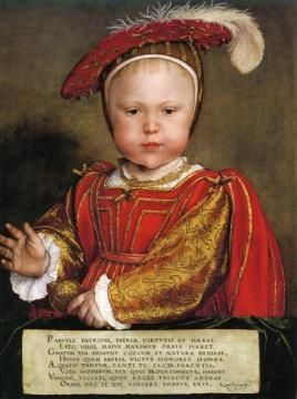Portrait of Edward, Prince of Wales Artwork by Hans Holbein the Younger